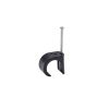 CABLE CLIPS 22-26MM ROUND – BLACK